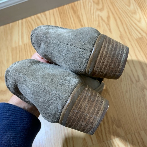 Lucky Brand ankle boots suede fahmida 6.5 size 37 - Picture 6 of 10